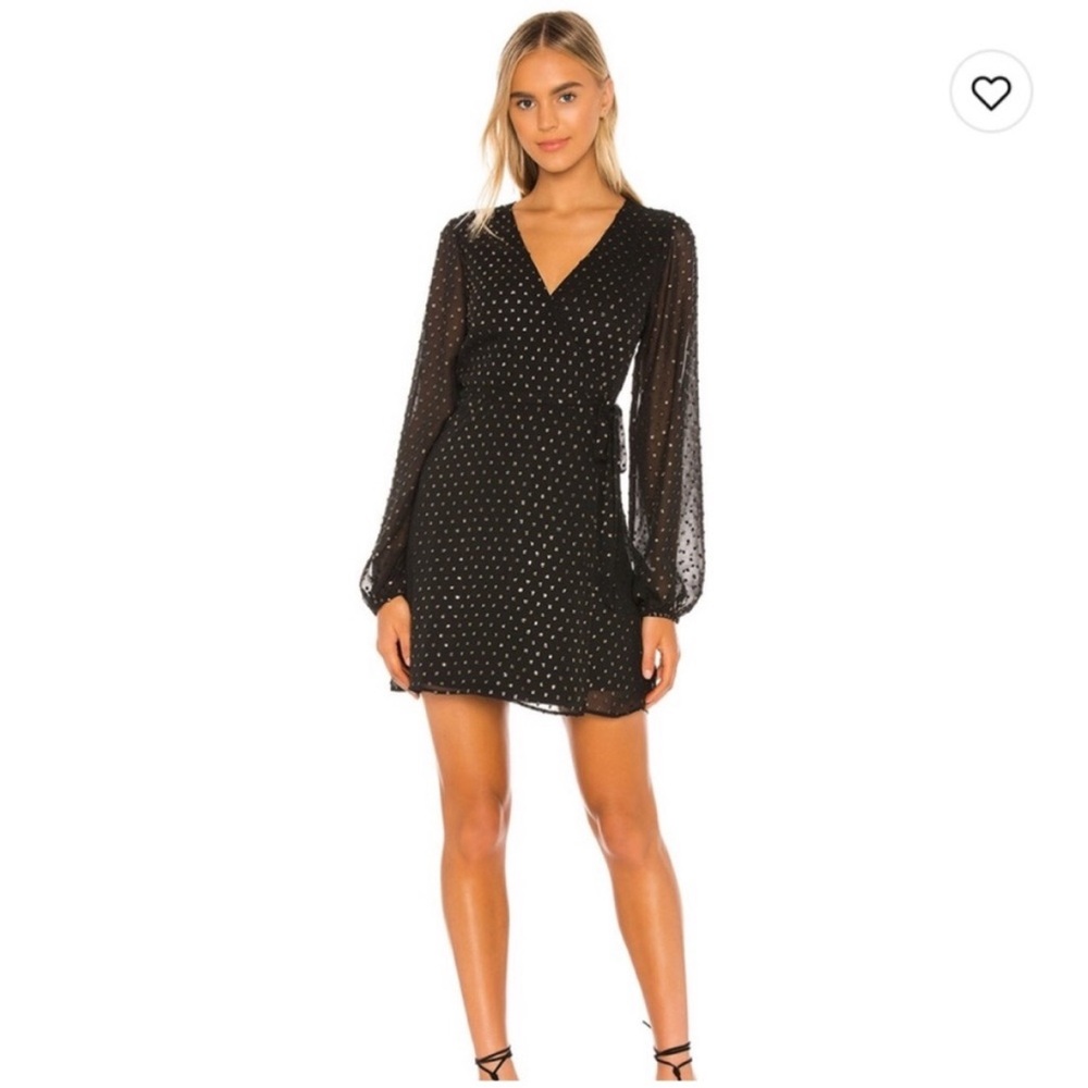 Show Me Your Mumu Wrap Mini Dress